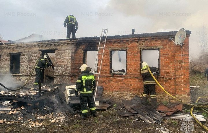 В Плавском районе Тульской области при пожаре погиб мужчина