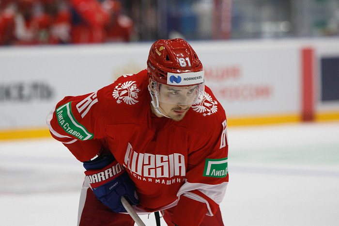 Фоторепортаж: как прошел матч между национальными сборными России и Беларуси