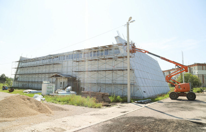 Капремонт ФОКа в тульском поселке Плеханово завершат до конца ноября