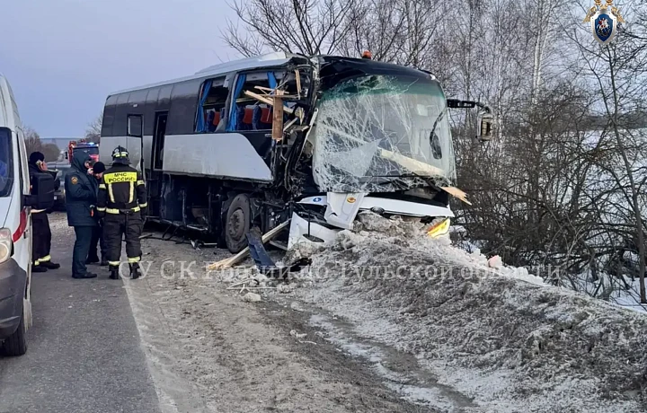 СК возбудил уголовное дело по факту ДТП с автобусом в Алексинском районе