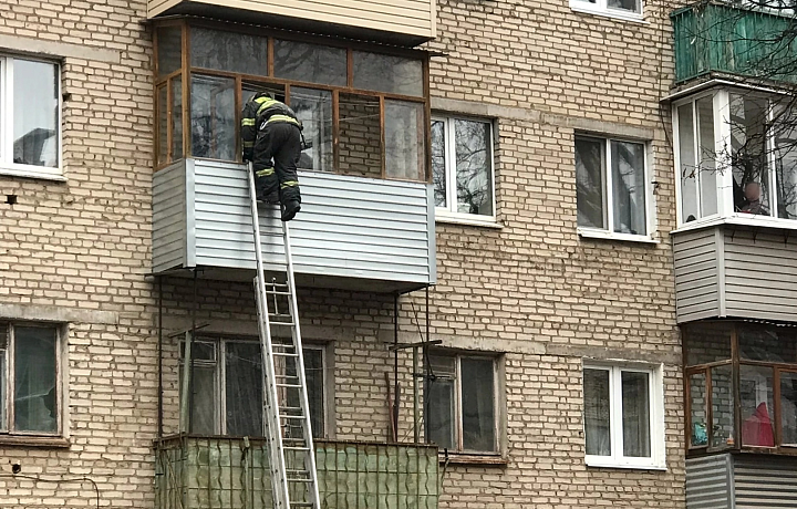 В Алексине спасателям через окно пришлось проникнуть в квартиру, где умер человек