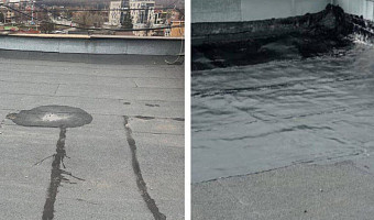 УК отремонтировала кровлю многоэтажки в Туле после вмешательства прокуратуры