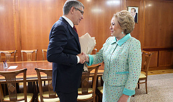 Председатель Совфеда Матвиенко отметила экономический рост Тульской области