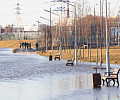 В Туле затопило Пролетарскую набережную: что происходит на реке Упа