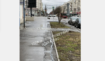 На улице Первомайской в Туле обрушился фасад одного из зданий