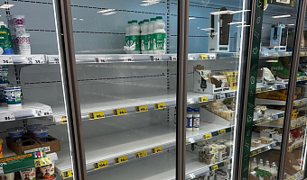 В части супермаркетов Тулы нет хлеба и молока