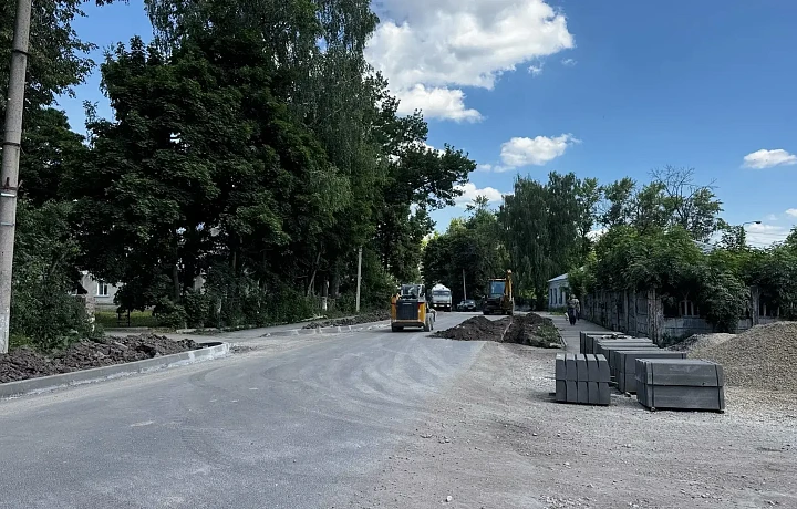 На двух улицах в Щёкине продолжается ремонт дорог