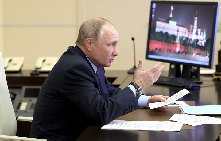 Путин отметил безупречную работу руководителя аппарата Счетной палаты Тульской области
