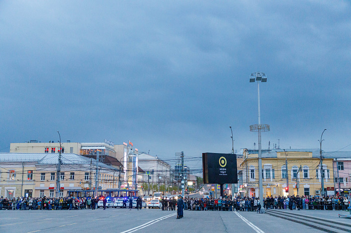 Первая репетиция Парада Победы прошла на площади Ленина в Туле