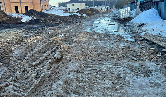 Все еще главная российская беда, минимум – вторая: жители Тульской области утопают в грязи, застревают скорые и пожарные