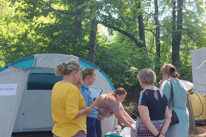 В Орловке Тульской области прокуратура нашла нарушения в организации школьного палаточного лагеря