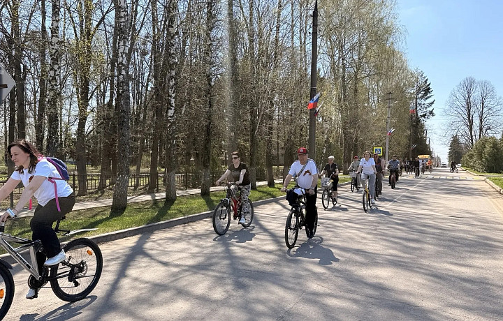 Велопробег в честь Дня Победы прошел в Тульской области