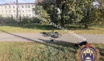 В Новомосковске подросток на самокате сбил велосипедиста