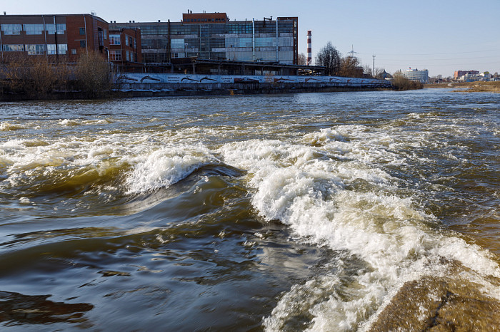 Пролетарская набережная в Туле вот-вот уйдет под воду: пик паводка возможен уже на следующей неделе