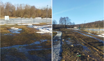 Бывший городской пруд в Туле огородили забором: он в частной собственности