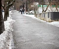 После ледяного дождя улицы Тулы превратились в каток