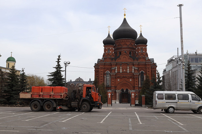 В Туле приступили к ремонту площади Ленина
