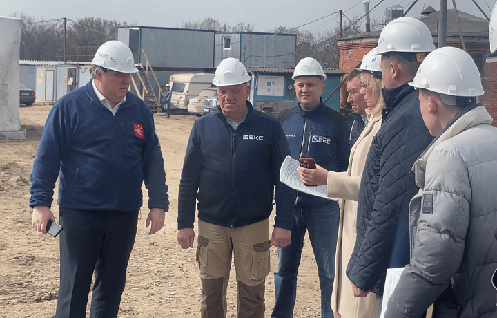 Илья Беспалов проинспектировал ход работ по модернизации очистных в тульском Заречье