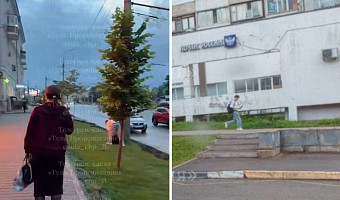 На месте возгорания банков в Туле заметили подозрительного человека