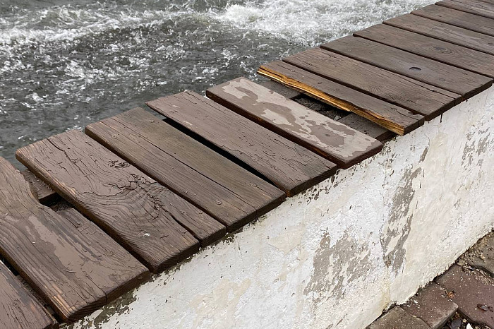 Туляки обратили внимание на неухоженное состояние Пролетарской набережной