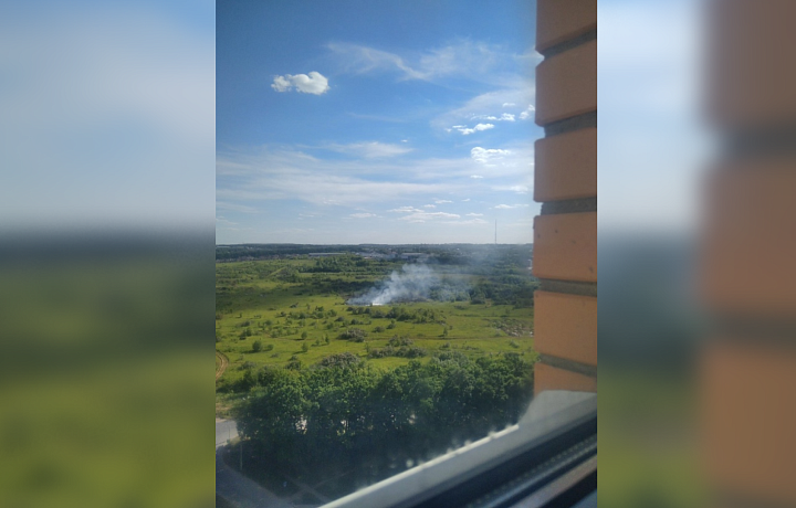Туляки заметили дым у микрорайона Левобережный