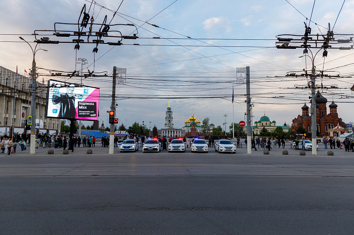 Первая репетиция Парада Победы прошла на площади Ленина в Туле