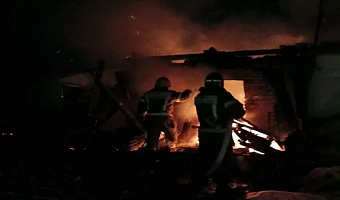 В деревне Кудашово Кимовского района сгорел частный дом