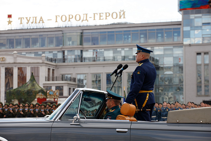 В Туле состоялся военный парад в честь Победы в Великой Отечественной войне