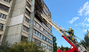Из пожара в многоэтажке на улице Майской в Туле эвакуировали 15 человек