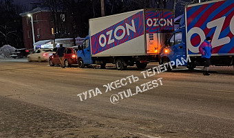 В Туле произошло массовое ДТП с грузовиками Ozon