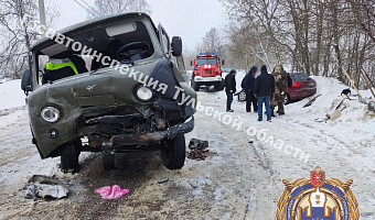 В Алексине погиб водитель «УАЗа» после ДТП с «Ауди»