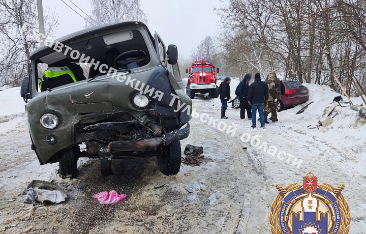 В Алексине погиб водитель «УАЗа» после ДТП с «Ауди»
