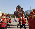 Парад оркестров «Петровские фанфары» прошёл на площади Ленина в Туле