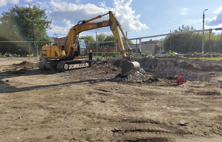 В Новомосковске Тульской области начато строительство приемного отделения больницы