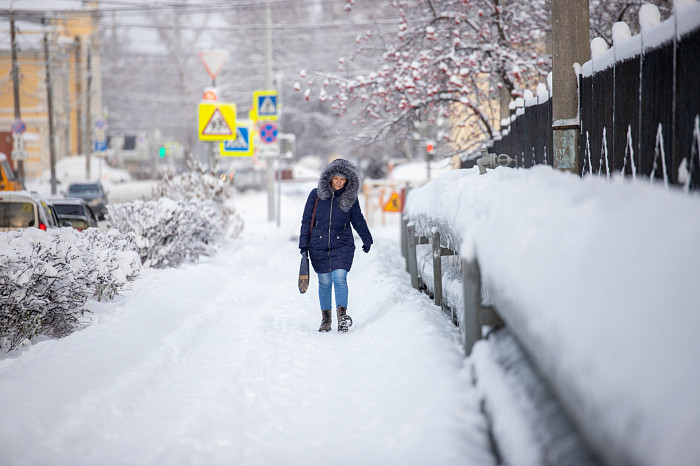 Тулу засыпало снегом: как в городе борются с последствиями стихии