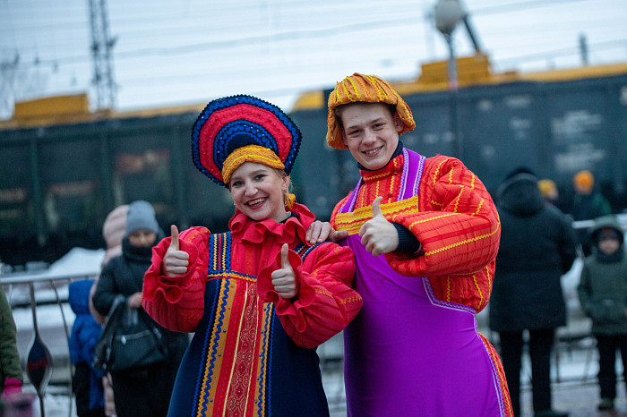 Как туляки встретили Деда Мороза: фоторепортаж