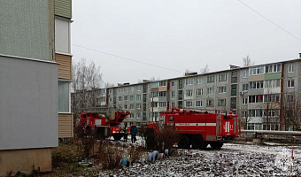 Щекинские спасатели эвакуировали из пожара 15 взрослых и двоих детей