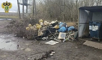 В Воловском районе выявлена несанкционированная свалка