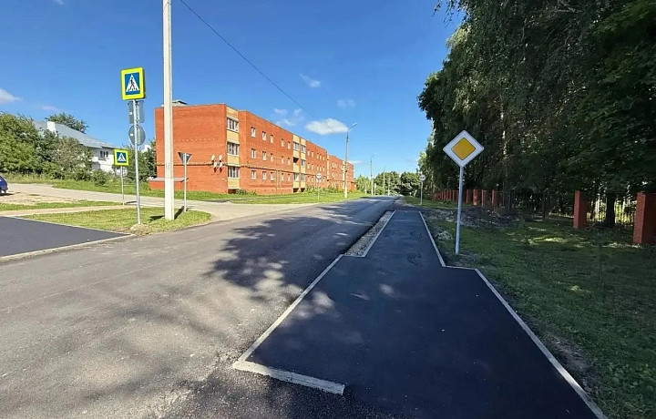 В Киреевске завершают ремонт дорог по нацпроекту «Инфраструктура для жизни»