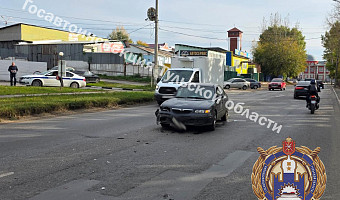 В Туле пьяный водитель Mazda устроил ДТП с мотоциклом