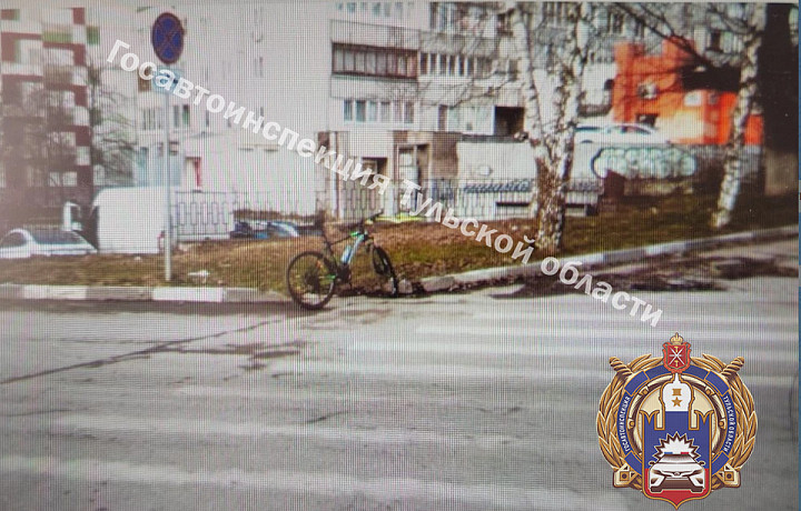 В Туле машина сбила 15-летнего велосипедиста на пешеходном переходе