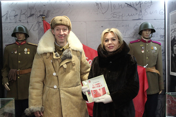 В Туле встретили патриотический поезд Минобороны России «Сила в правде»
