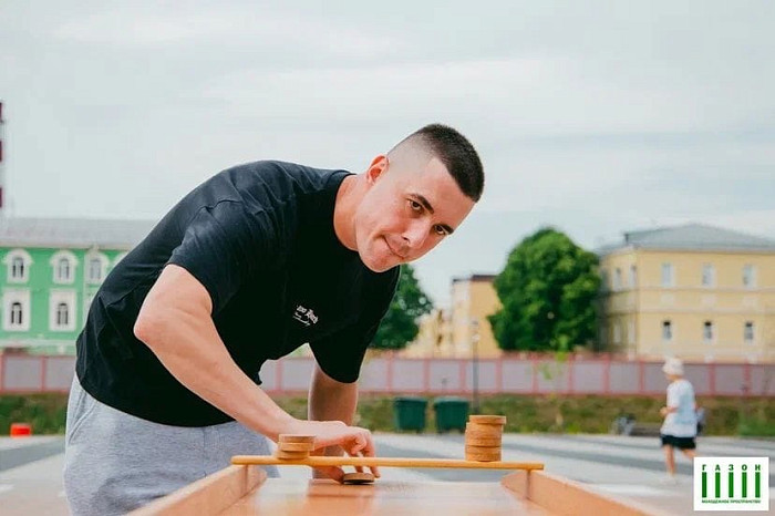 Посетители «Газона» стали участниками турнира по джакколо