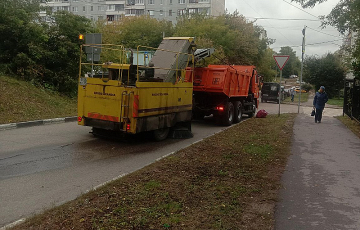 16 сентября в Туле продолжатся работы по уборке дорог и тротуаров