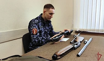 Тульские росгвардейцы провели более 150 проверок хранения оружия за прошедшую неделю