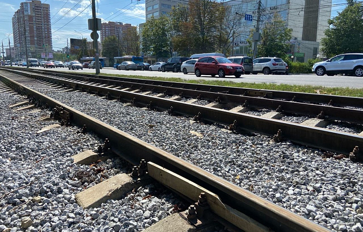 Туляки пожаловались на незавершенный ремонт трамвайных путей на проспекте Ленин