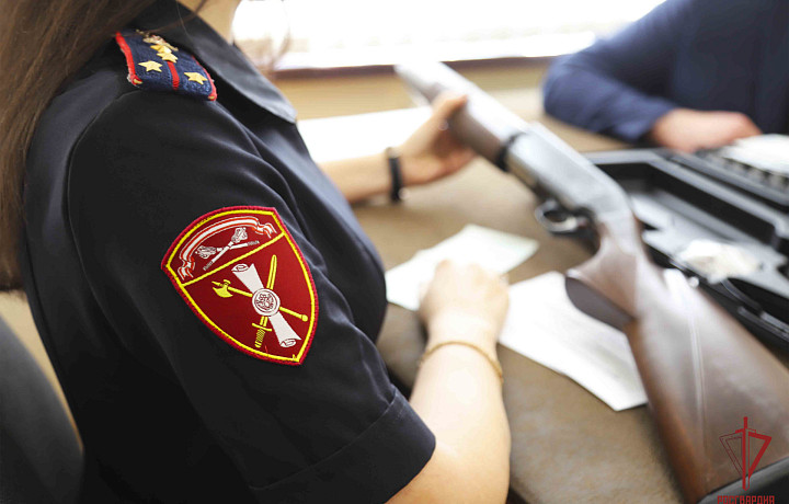 Росгвардейцы изъяли у туляков 15 единиц оружия на прошлой неделе