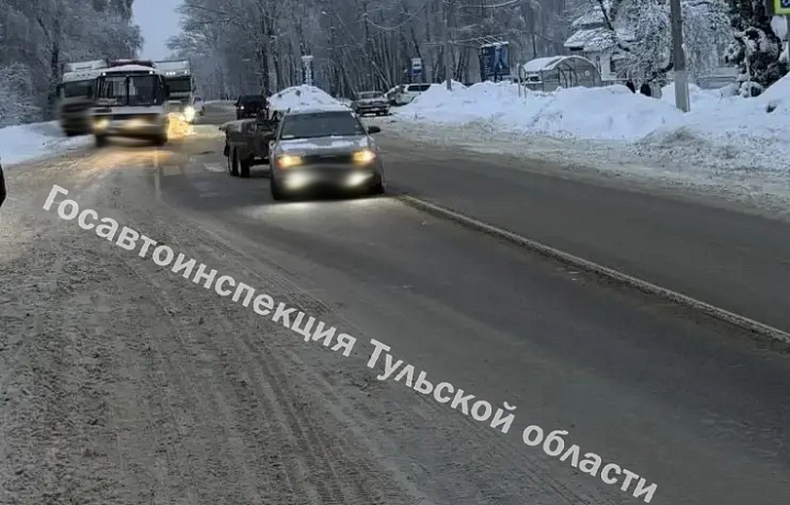 В Узловском районе водитель Audi сбил женщину на пешеходном переходе