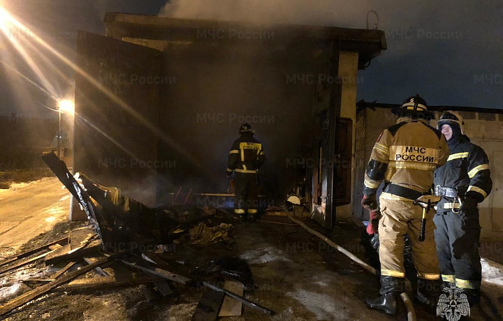 В пожаре на улице Дачной в Туле пострадал мужчина