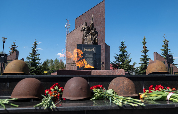 В Первомайском почтили память павших воинов в преддверии Дня Победы